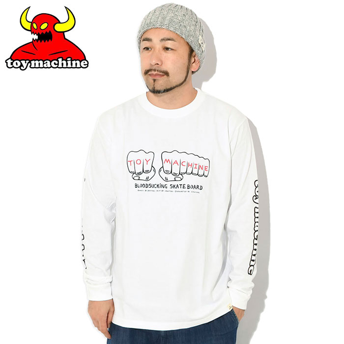 TOY MACHINE（トイマシーン） ロンT Tシャツ 長袖 メンズ フィスト 