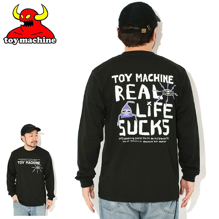 TOY MACHINE（トイマシーン） ロンT Tシャツ 長袖 メンズ リアル