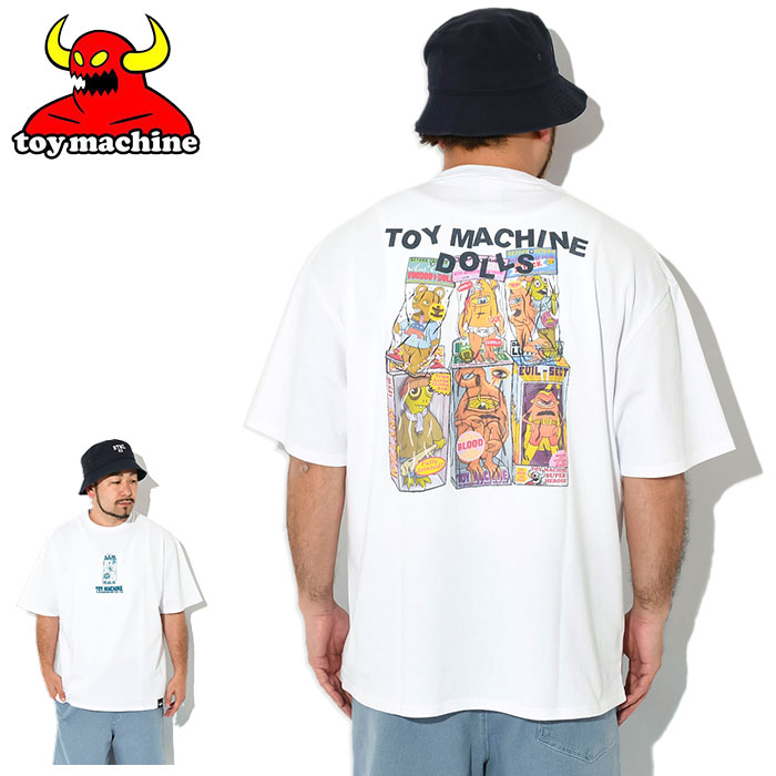 TOY DOLLS 長袖Tシャツ ホワイト（TOY MACHINE DOLLS SWEAT PARKA 