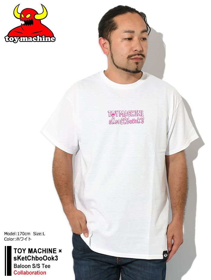 トイマシーン Tシャツ 半袖 TOY MACHINE メンズ スケッチブックスリー バルーン コラボ ( sKetChboOok3 Baloon  S/S Tee カットソー STMSDST3 )[M便 1/1] : toy-stmsdst3 : ice field - 通販 -  Yahoo!ショッピング