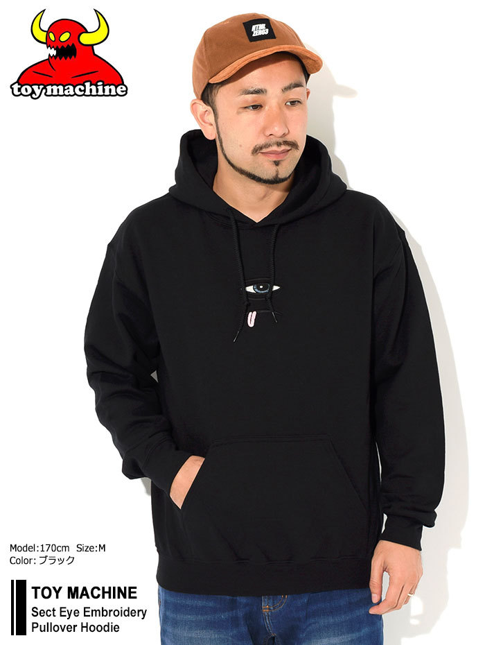 トイマシーン プルオーバー パーカー TOY MACHINE メンズ セクト アイ エンブロイダリー (Sect Eye Embroidery  Hoodie スウェット TMFASW25) : toy-tmfasw25 : ice field - 通販 - Yahoo!ショッピング