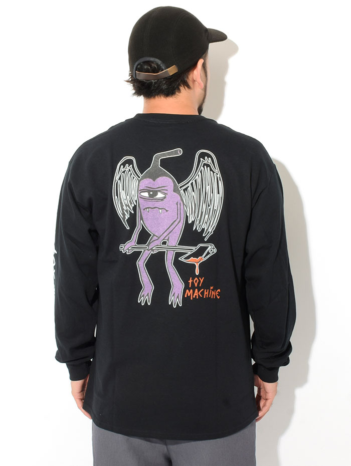 トップス A MACHINE / Long Sleeve T-shirt TOY MACHINE トイマシーン ロンT VINTAGE SKATE CARD BUNNY HOP LONG