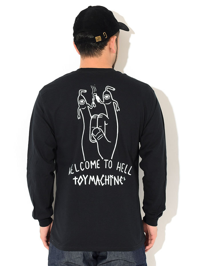 TOY MACHINE（トイマシーン） Tシャツ 長袖 メンズ ウェルカム トゥ