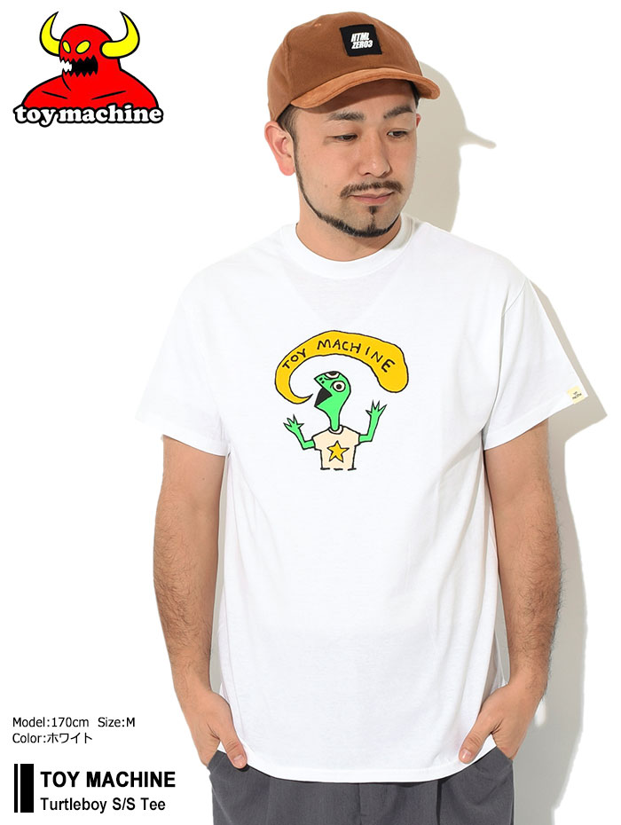 トイマシーン Tシャツ 半袖 TOY MACHINE メンズ タートルボーイ ( Turtleboy S/S Tee T-SHIRTS カットソー  トップス 男性用 TMPCST25 )