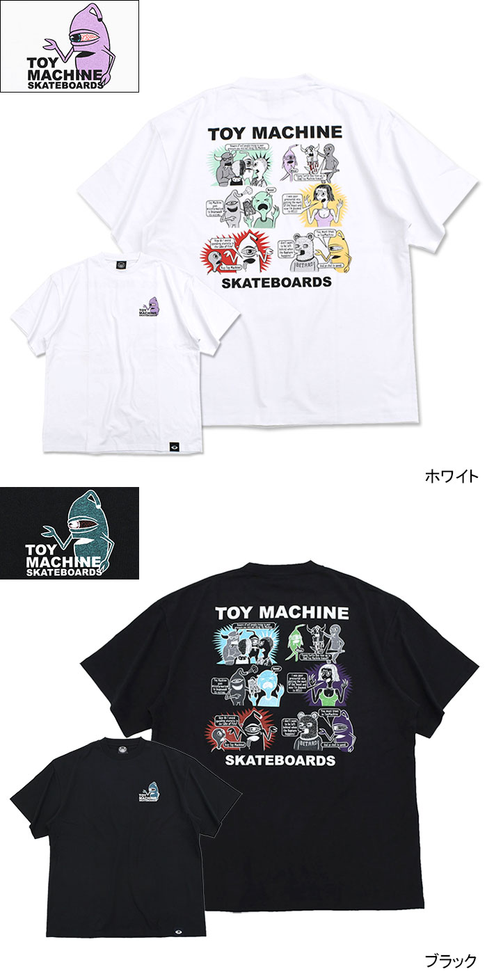TOY MACHINE（トイマシーン） Tシャツ 半袖 メンズ トラクト ( Tract S