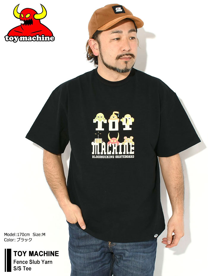 TOY MACHINE（トイマシーン） Tシャツ 半袖 メンズ フェンス スラブ