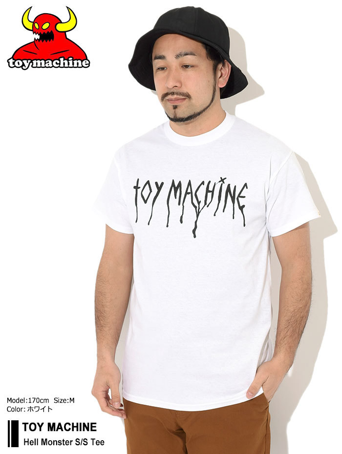 TOY MACHINE（トイマシーン） Tシャツ 半袖 メンズ ヘル モンスター