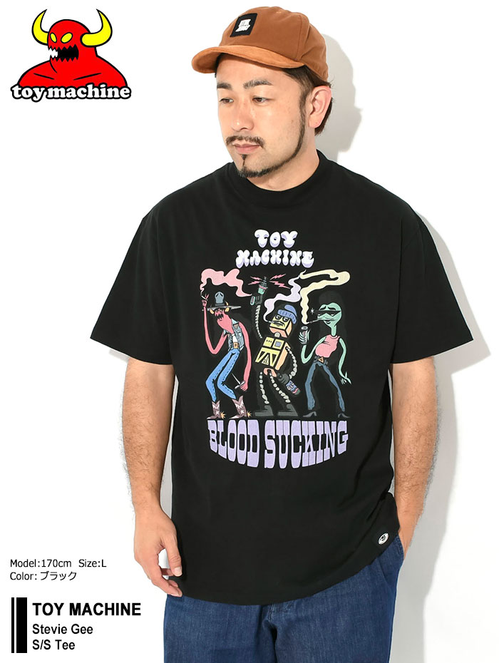 TOY MACHINE トイマシーン Tシャツ 半袖 メンズ スティービー