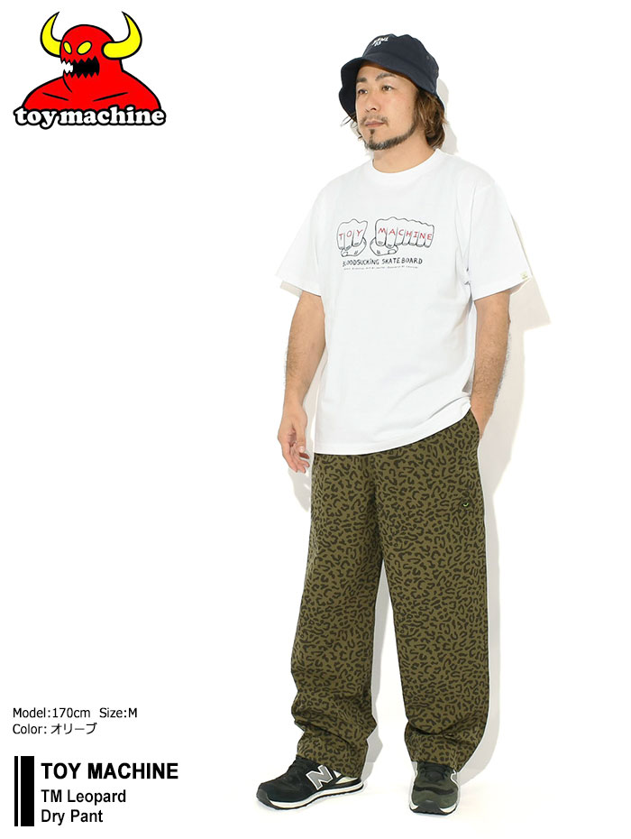TOY MACHINE（トイマシーン） パンツ メンズ TM レオパード ドライ