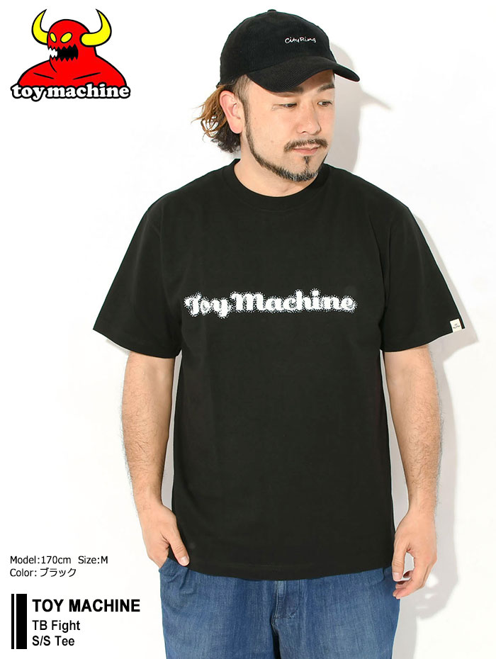 TOY MACHINE（トイマシーン） Tシャツ 半袖 メンズ TB ファイト ( TB