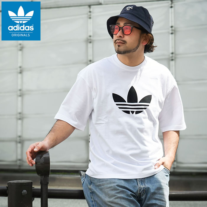 エンフォルド 26SS Tシャツ カットソー ホワイト /DO ■OS adidas Originals アディダス Tシャツ 半袖 メンズ 26SS トレフォイル