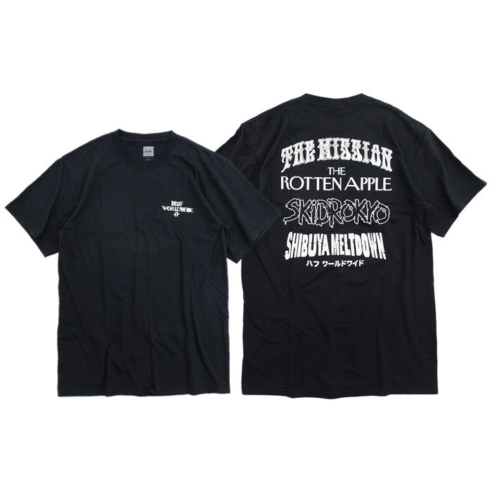 ハフ Tシャツ 半袖 HUF メンズ フッズ ( HUF Hoods S/S Tee T-SHIRTS カットソー トップス 男性用 TS01012  )[M便 1/1]