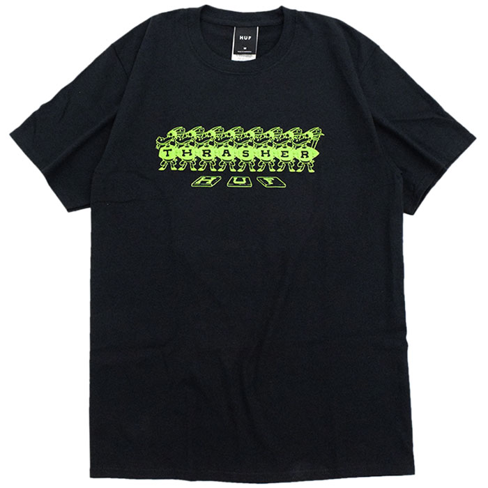 HUF ハフ Tシャツ 半袖 メンズ スラッシャー メイソン コラボ