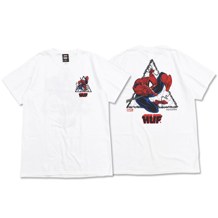 HUF ハフ Tシャツ 半袖 メンズ スパイダーマン スウィップ