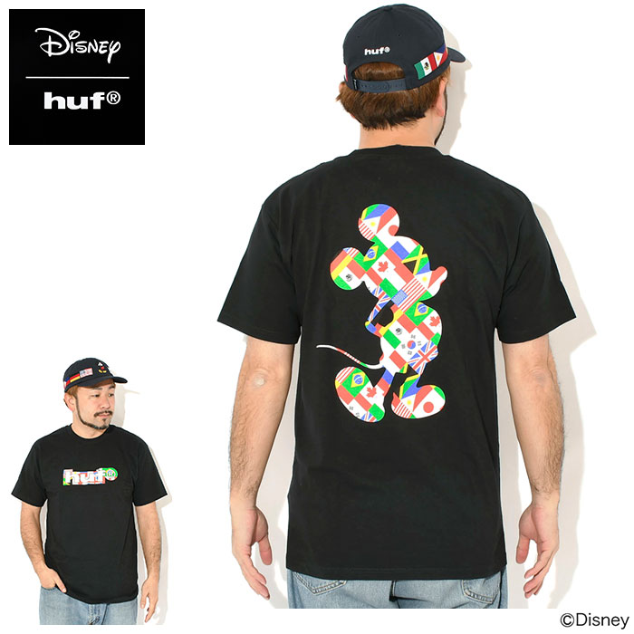 HUF（ハフ） Tシャツ 半袖 メンズ ディズニー ミッキーマウス ワールド 