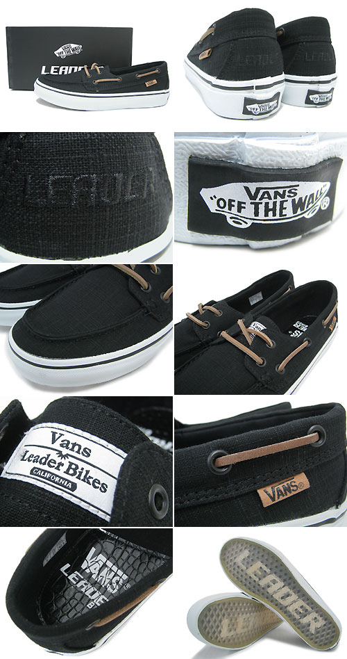 VANS バンズ VANS×LEADER BIKE スニーカー フクトゥ Black VANS バンズ VANS×LEADER BIKE スニーカー フクトゥ Black