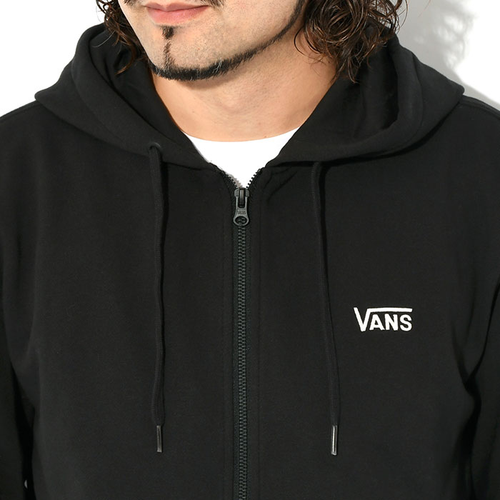 van 黒 Lサイズ ジップアップパーカー ジップアップパーカー＜VANロゴ＞ （パーカー）｜VAN / ヴァン