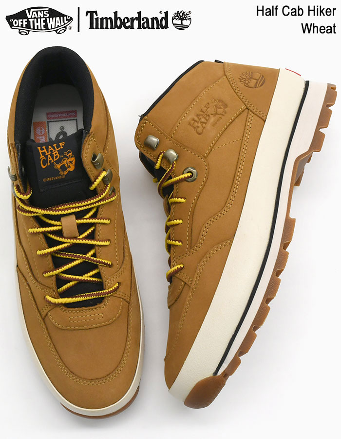 バンズ ブーツ VANS メンズ 男性用 ティンバーランド ハーフキャブ ハイカー Wheat ( VN000CBNWEA  VANS×Timberland Half Cab Hiker )