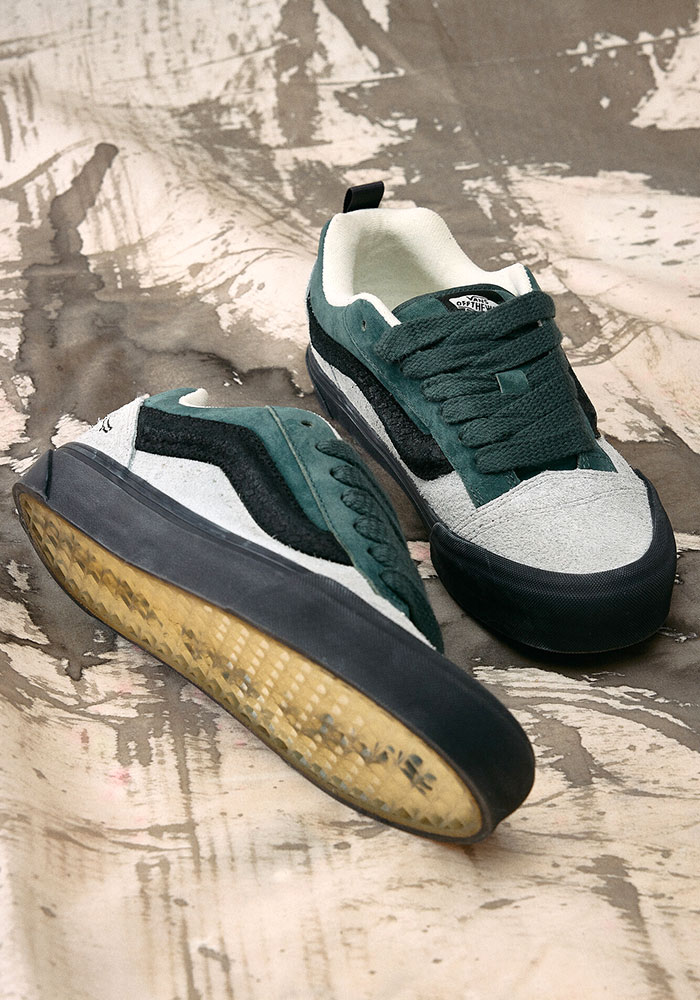 [VANS] スニーカー ニュースクール NEW SKOOL モノオリーブ New Vans Knu Skool Utility Mono Olive Sneakers Low-Top Shoes
