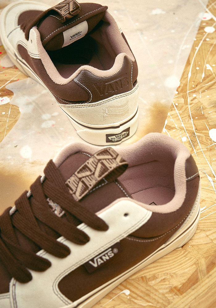 【VANS】 ヴァンズ CHUKKA PUSH LS Choco/ Beige 国内発送 VANS ヴァンズ CHUKKA PUSH LS チャッカ プッシュ VN000SDNEIG