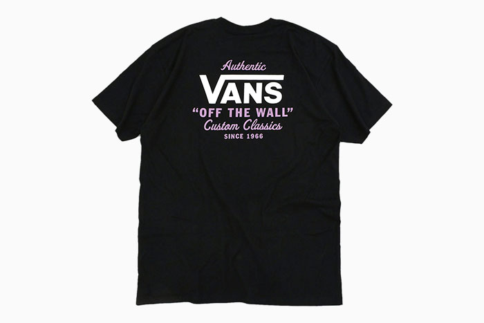 【VANS】半袖 ベーシック Tシャツ ブラック / 送料無料 VANS バンズ Tシャツ 半袖 メンズ ホルダー ST クラシック
