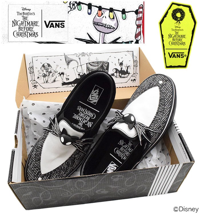 バンズ スニーカー VANS レディース & メンズ ナイトメアー ビフォア クリスマス クラシック スリッポン Jack コラボ  (VN0A4BV3T4V Slip-On) : van-vn0a4bv3t4v : ice field - 通販 - Yahoo!ショッピング