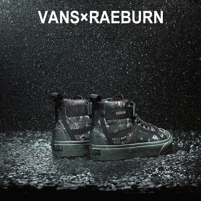 【希少】VANS スケートハイ ゴアテックス カモ柄 レイバーン 24cm VANS バンズ スニーカー メンズ 男性用 レイバーン スケートハ