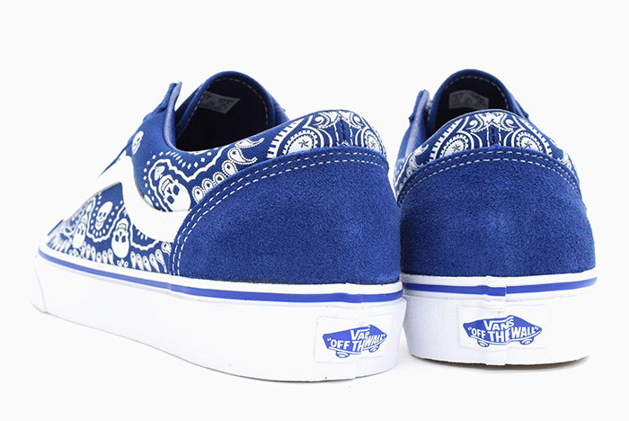 バンズ スニーカー VANS メンズ 男性用 スタイル 36 True Blue/True White バンダナ ( VN0A54F642U  Style 36 Bandana ローカット ブルー )