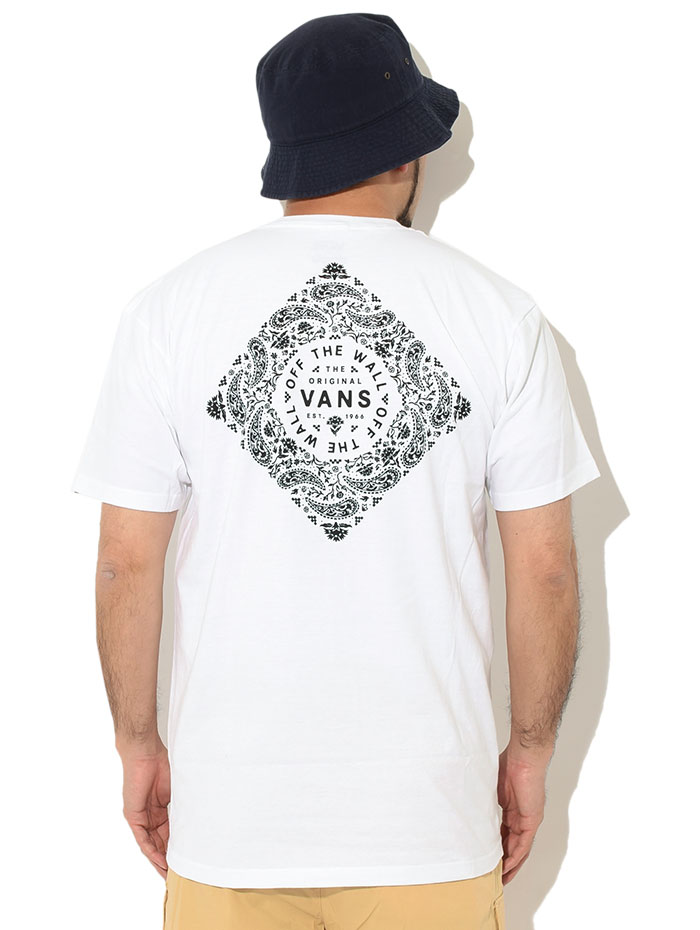 バンズ Tシャツ 半袖 VANS メンズ バンダナ ペイズリー ( Bandana