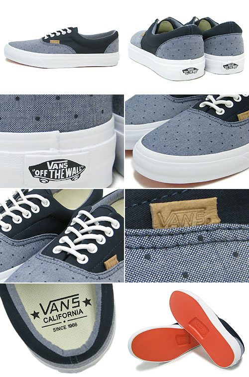 バンズ VANS スニーカー エラ CA Dress Blue シャンブレー ポルカ (VN-0IM98JC Era CA Dress Blue  Chambray Polka) : van-vn-0im98jc : ice field - 通販 - Yahoo!ショッピング