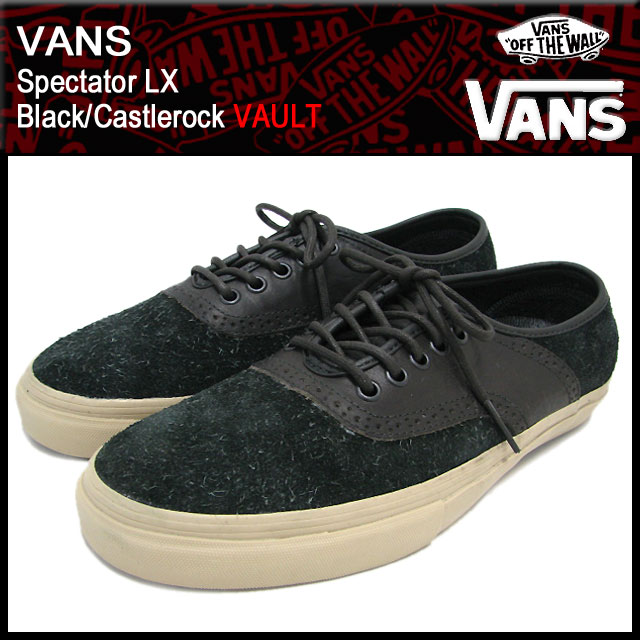 バンズ VANS スニーカー スペクテイター LX Black/Castlerock VAULT