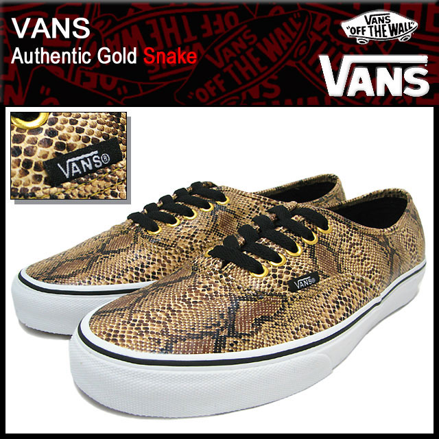 vans authentic snake