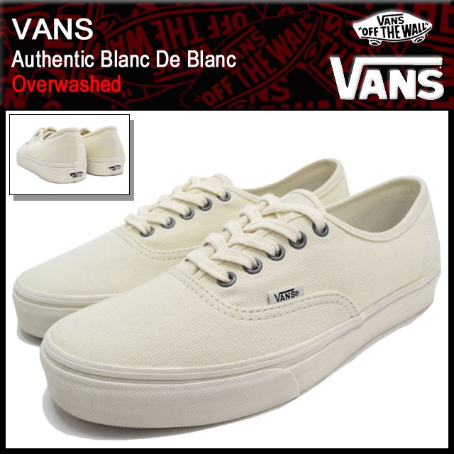 バンズ VANS スニーカー オーセンティック Blanc De Blanc オーバー 