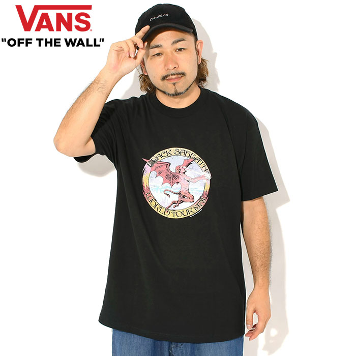 VANS（ヴァンズ） バンズ Tシャツ 半袖 メンズ ブラック・サバス オビ