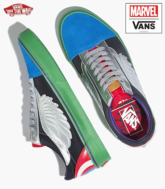 VANS バンズ スニーカー メンズ 男性用 マーベル オールド