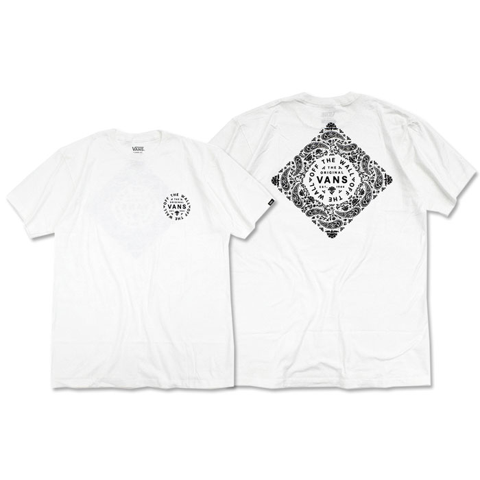 バンズ Tシャツ 半袖 VANS メンズ バンダナ ペイズリー ( Bandana