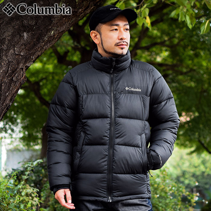 Columbia コロンビア メンズ中綿ジャケット アウター ブラック Lサイズ-