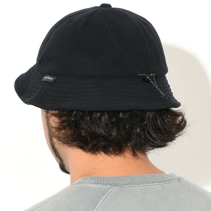 made in usa Polartec fleece black bucket hat フリース ポーラテック バケットハット ユニセックス RIVER UP 帽子 ハット 「POLARTEC/ポーラテック」ボア フリース