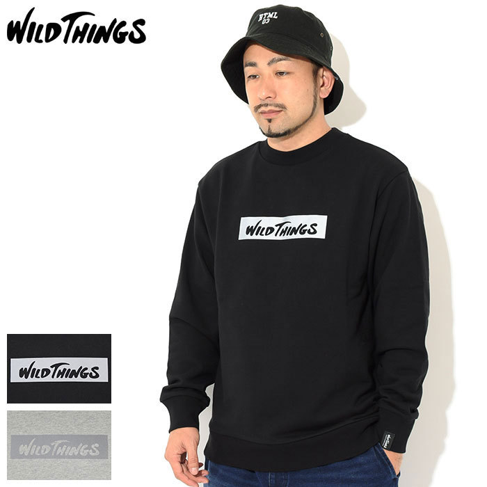 ワイルドシングス トレーナー WILD THINGS メンズ ロゴ クルーネック