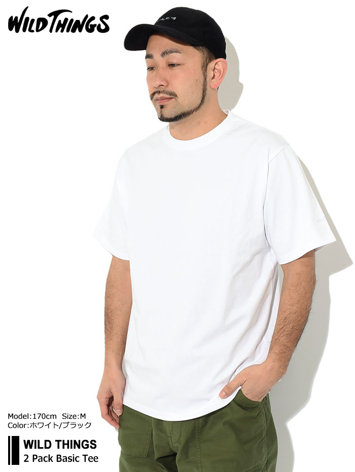 WILD THINGS ワイルドシングス Tシャツ 半袖 メンズ ツー パック WILD THINGS ワイルドシングス Tシャツ 半袖 メンズ ツー パック