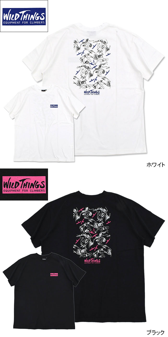 ワイルド７劇レアグッズ WILD THINGS（ワイルドシングス） Tシャツ 半袖 メンズ 80s クライマー