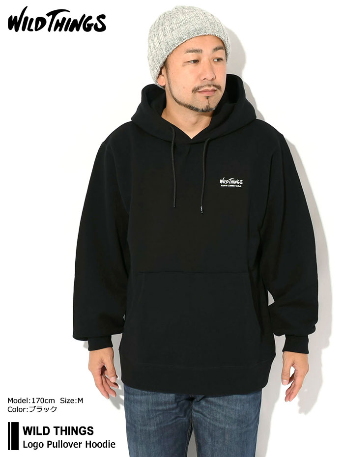 Woodstics LOGO Hoodie サイズ L パーカー WILD THINGS（ワイルドシングス） パーカー プルオーバー メンズ ロゴ