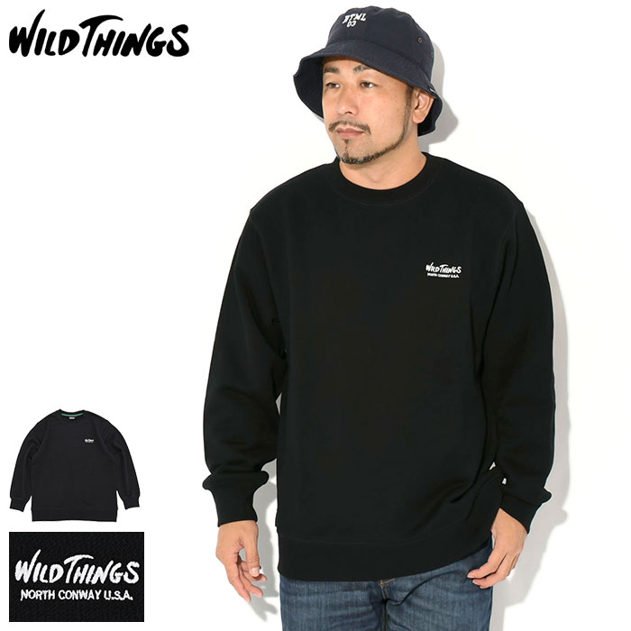 WILD THINGS（ワイルドシングス） トレーナー メンズ ロゴ クルー