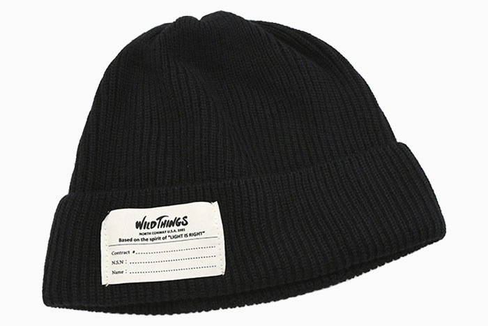 WILD THINGS（ワイルドシングス） ニット帽 ウール ワッチ キャップ