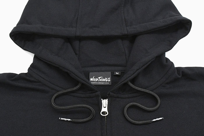 定価14080円 新品XL ワイルドシングス HALF ZIP HOODIE 黒 WILD THINGS（ワイルドシングス） パーカー ジップアップ メンズ
