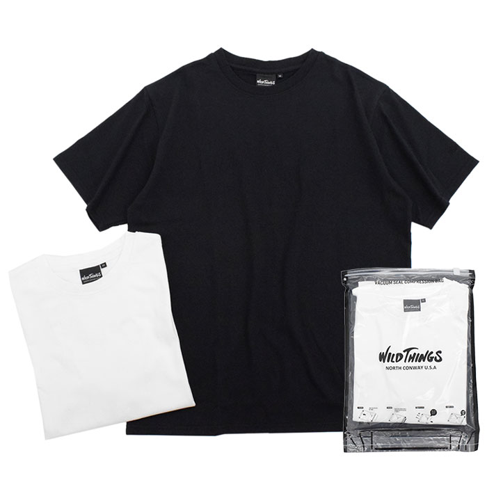 WILD THINGS（ワイルドシングス） Tシャツ 半袖 メンズ ツー パック
