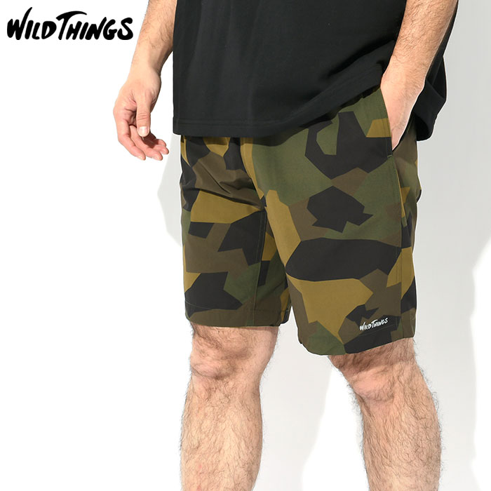 WILD THINGS（ワイルドシングス） ハーフパンツ メンズ エラスティック