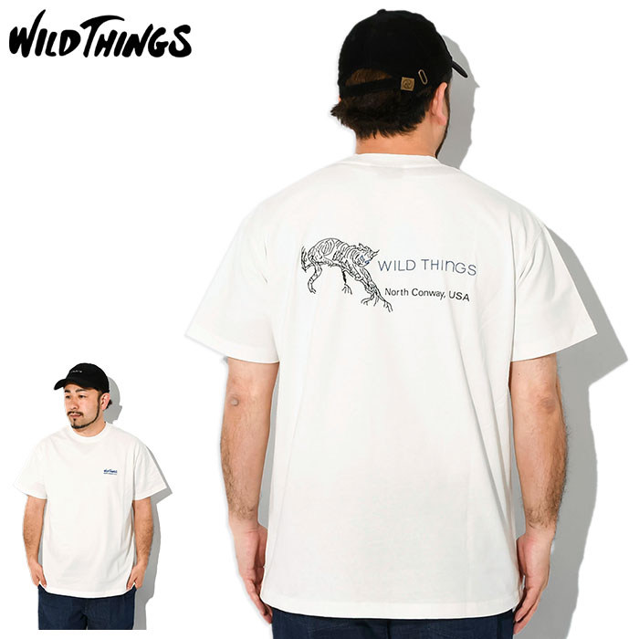 ワイルドシングス Tシャツ 半袖 WILD THINGS メンズ ワイルド キャット ( Wild Cat S/S Tee ビッグシルエット オーバーサイズ カットソー WT24043SK )[M便 1/1]｜icefield｜02