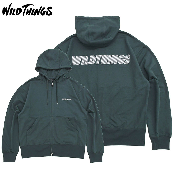 ワイルドシングス ヘビーウェイト プルオーバー スウェット パーカー メンズXL WILD THINGS（ワイルドシングス） ハーフジップ スウェットパーカー 裏