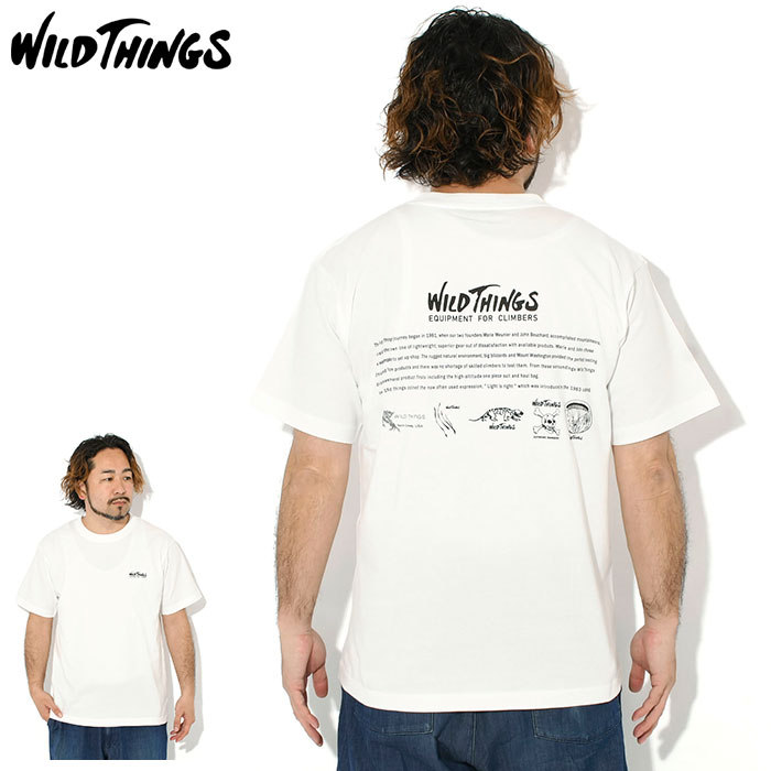 WILD THINGS（ワイルドシングス） Tシャツ 半袖 メンズ オールド